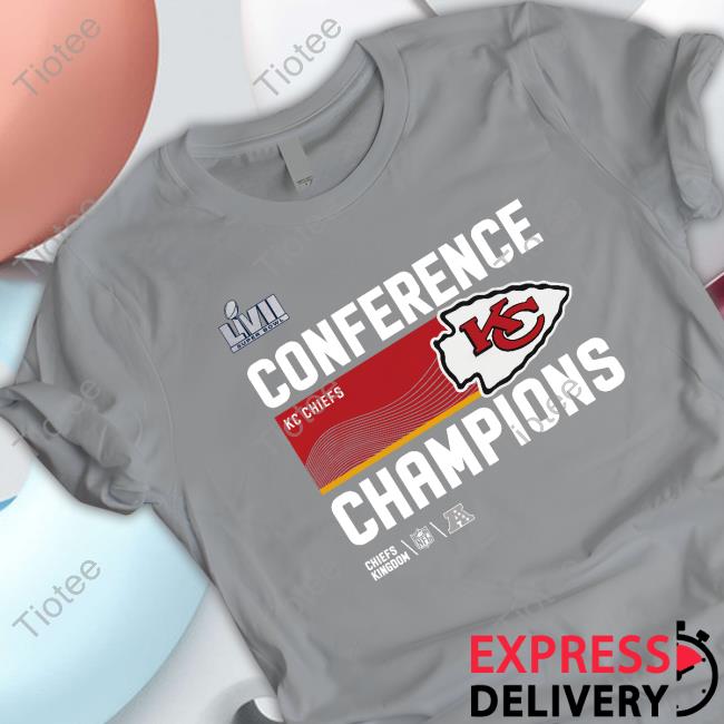 Kansas City Chiefs 2023 A.F.C Conference Champi0ns Unisex TShirt Size S-3XL