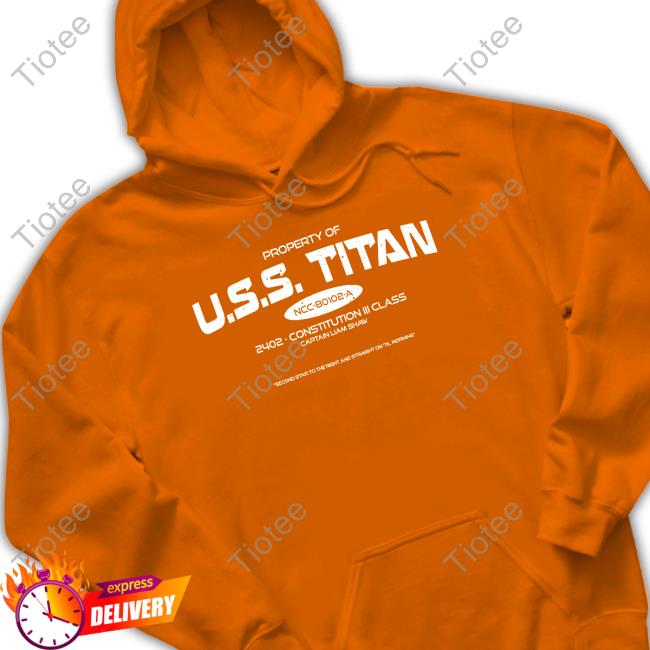 Brandon Kleyla Property Of Uss Titan 2402 Constitution Iii Class Captain Liam Shaw Long Sleeve Brandon Kleyla Property Of Uss Titan 2402 Constitution Iii Class Captain Liam Shaw Long Sleeve