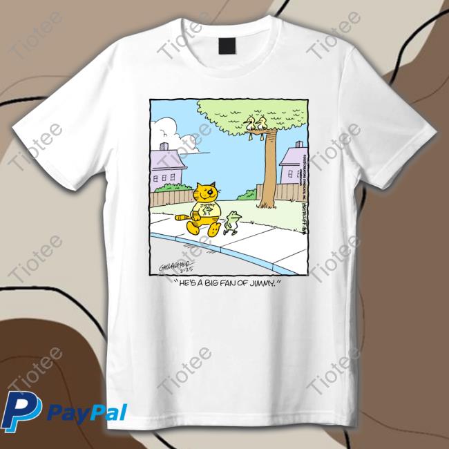 Actual Heathcliff Comics He's A Big Fan Of Fimmy Crewneck Sweatshirt