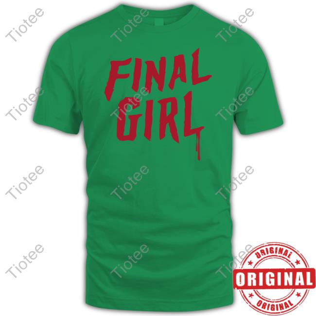 Watcher Ryan Bergara Wearing Final Girl Tee Shirt Watcher Ryan Bergara Wearing Final Girl Tee Shirt