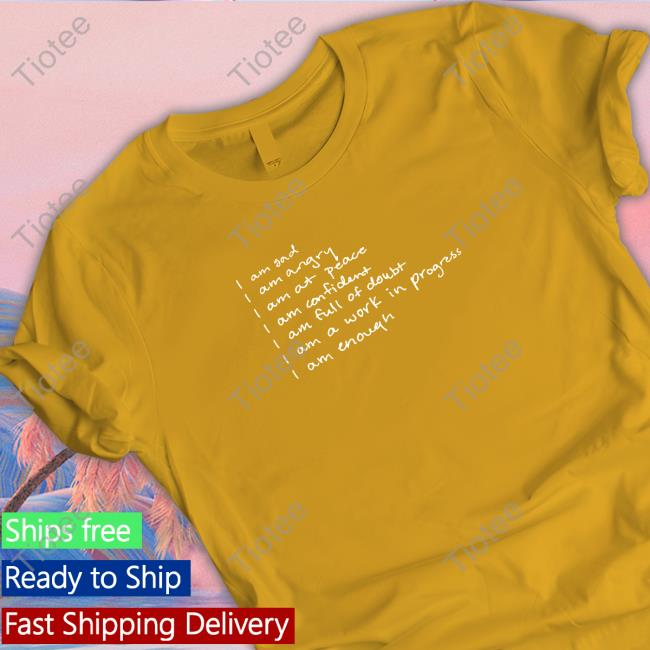 Official Selena Gomez Merch I Am Enough T-Shirt Official Selena Gomez Merch I Am Enough T-Shirt