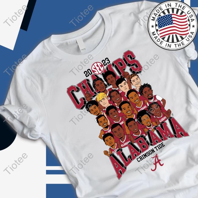 2023 Sec Champs Alabama Crimson Tide Shirts Tiotee