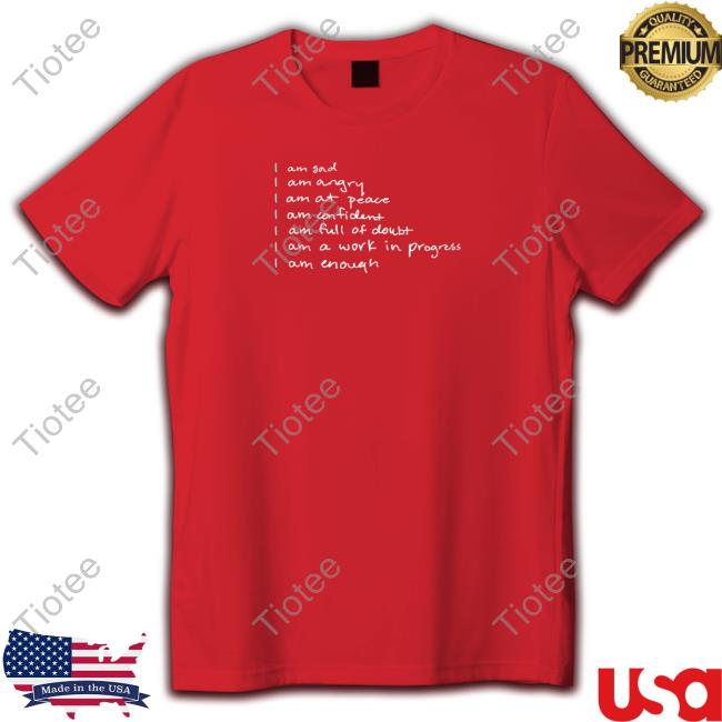 Official Selena Gomez Merch I Am Enough T-Shirt Official Selena Gomez Merch I Am Enough T-Shirt