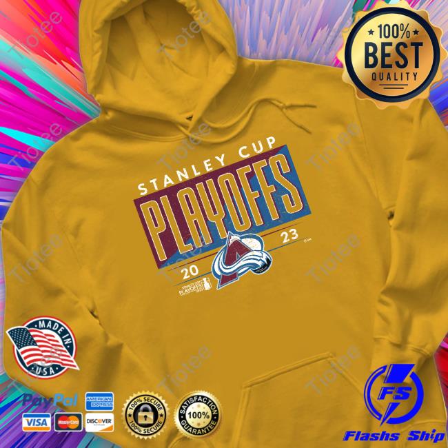 NHL Shop Colorado Avalanche Stanley Cup Playoffs 2023 Hoodie