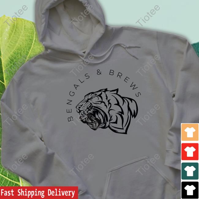 Bengals And Brews Can Crusher With Text T Shirt Bengals And Brews Can Crusher With Text T Shirt