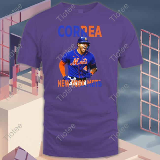 Official Correa New York Mets Tee Official Correa New York Mets Tee