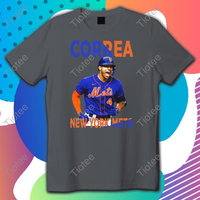 Official Correa New York Mets Tee Official Correa New York Mets Tee