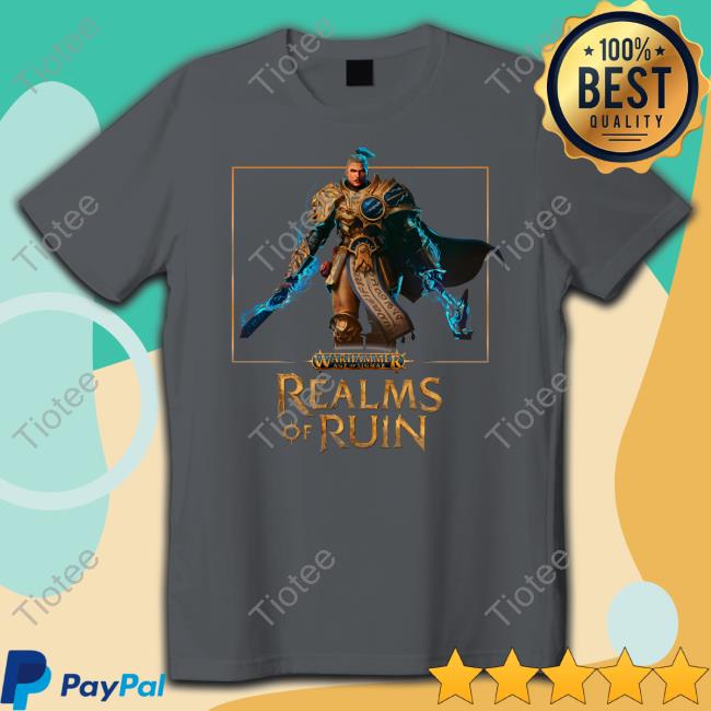 Official Warhammer Age Of Sigmar: Realms Of Ruin White Crewneck Sweatshirt