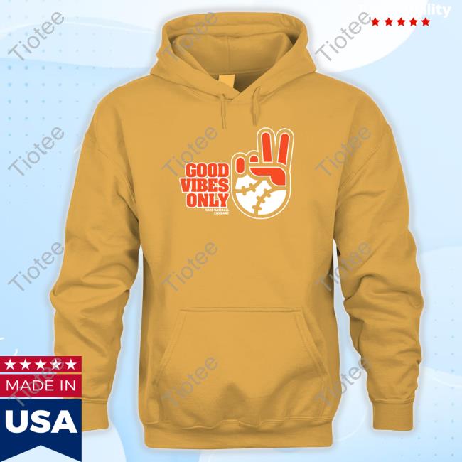 SFGiants Good Vibes Only Rake Baseball Company Shirt Tiotee