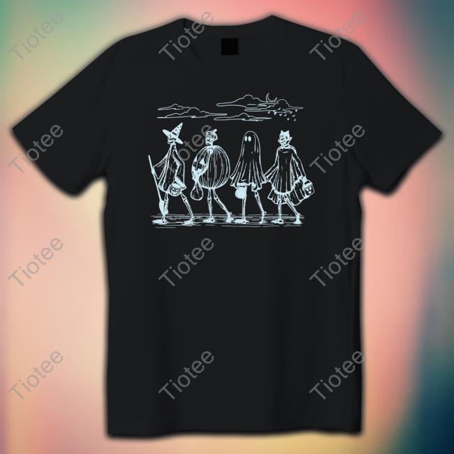 American Eagle Merch Skeleton Halloween Shirt American Eagle Merch Skeleton Halloween Shirt