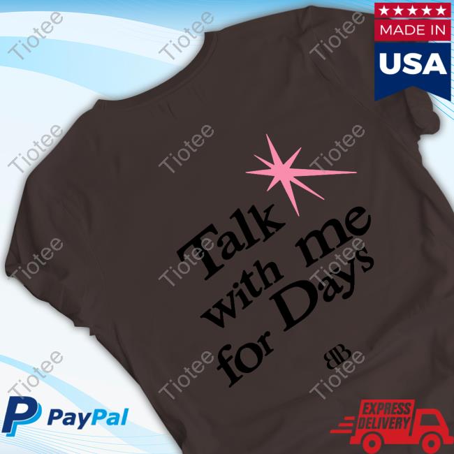 Talk With Me For Days Tee White Talk With Me For Days Tee White