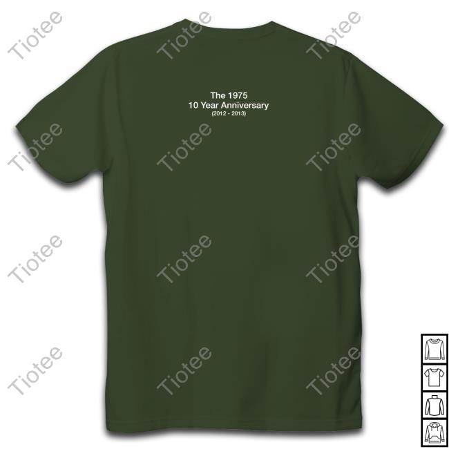 Official The 1975 10 Yr T-Shirt Official The 1975 10 Yr T-Shirt