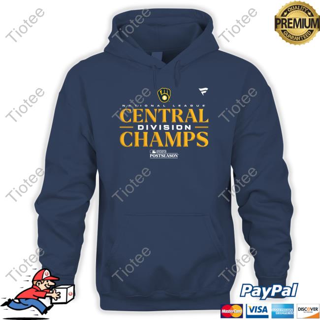 Official brewers mlb nl central Division champions 2023 shirt