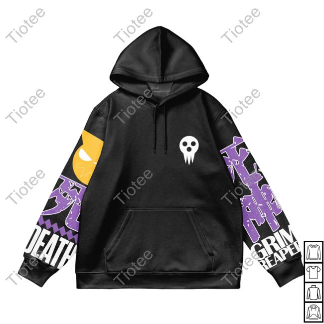 Official Anime Ape Clothing Death The Kid Soul Eater Streetwear Pullover  Hoodie Animeape - Tiotee