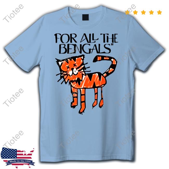 For all the bengals tiger shirt - Limotees