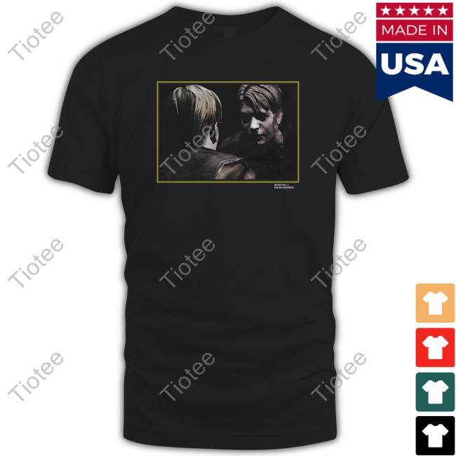 Official Konami Shop Merch Silent Hill 2 "James" Black Shirts