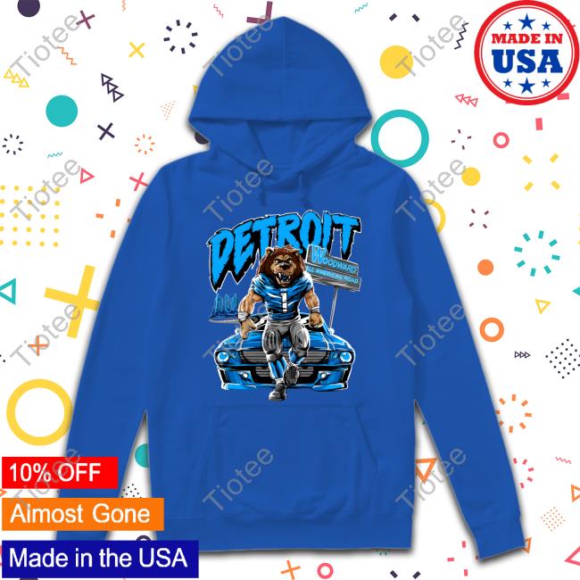 Kiwiclo Detroit Woodward All America Tee Shirt Kiwiclo Detroit Woodward All America Tee Shirt