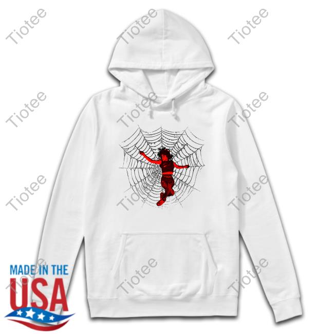 Official Store Billie Eilish Merch Spiderweb Hoodie Tiotee