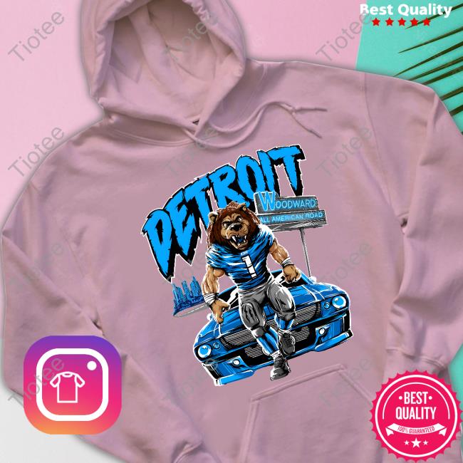 Kiwiclo Detroit Woodward All America Tee Shirt Kiwiclo Detroit Woodward All America Tee Shirt