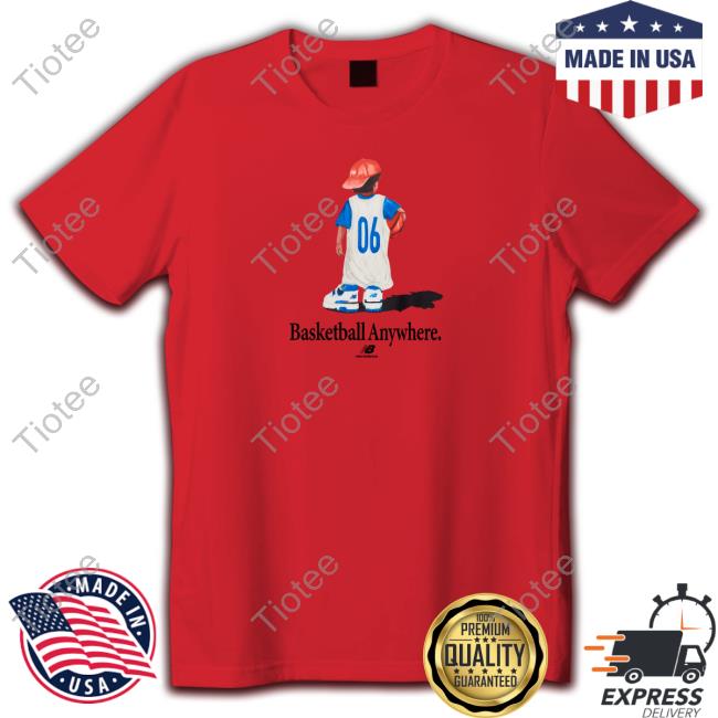 New Balance Hoops Basketball Anywhere Tee Shirt New Balance Hoops Basketball Anywhere Tee Shirt