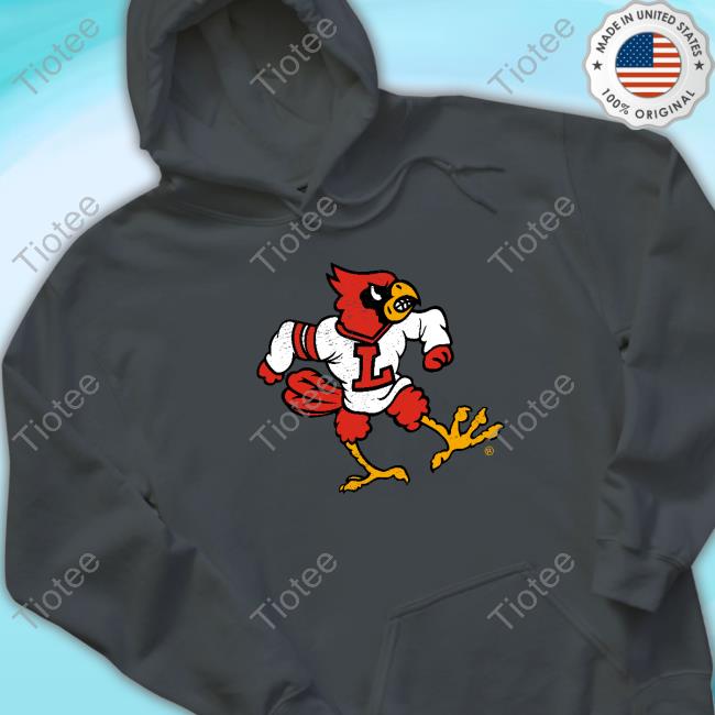 Louisville Cardinals mascot men's basketball shirt, hoodie