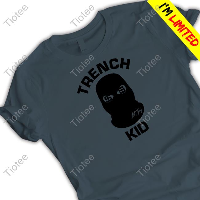 Lil Tjay Trench Kid Balaclava White Hoodie Lil Tjay Trench Kid Balaclava White Hoodie