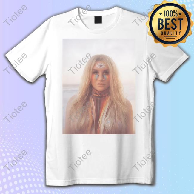 Kesha Merch Rainbow Portrait Shirt Kesha Merch Rainbow Portrait Shirt
