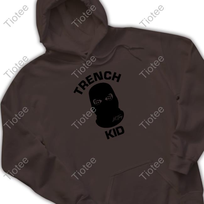 Lil Tjay Trench Kid Balaclava White Hoodie Lil Tjay Trench Kid Balaclava White Hoodie