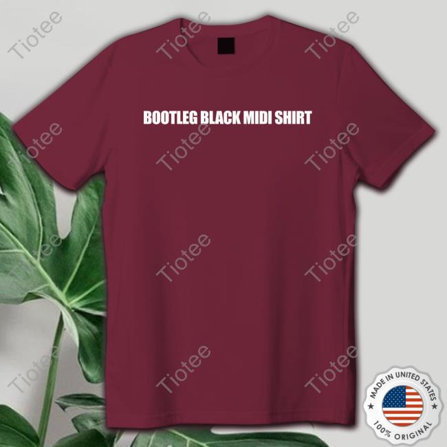 Bootleg Black Midi Shirt T Shirts Bootleg Black Midi Shirt T Shirts