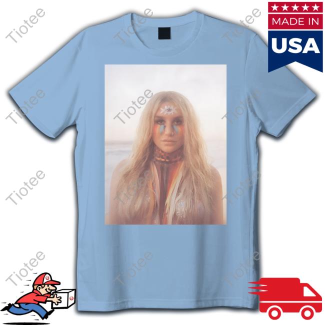 Kesha Merch Rainbow Portrait Shirt Kesha Merch Rainbow Portrait Shirt