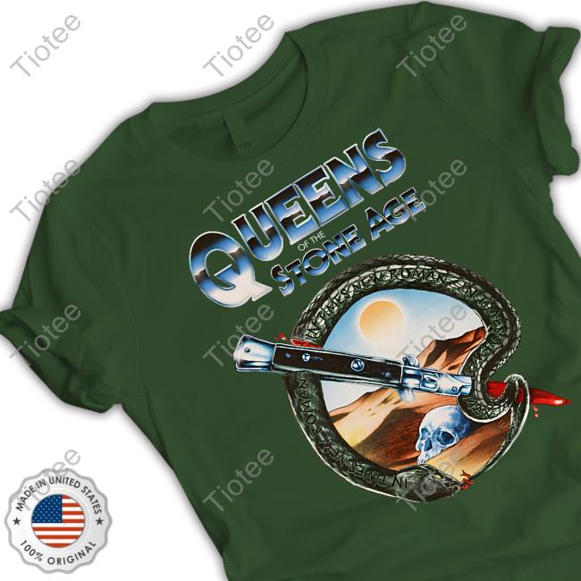 Qotsa Store Qotsa Desert Skull T-Shirt Qotsa Store Qotsa Desert Skull T-Shirt