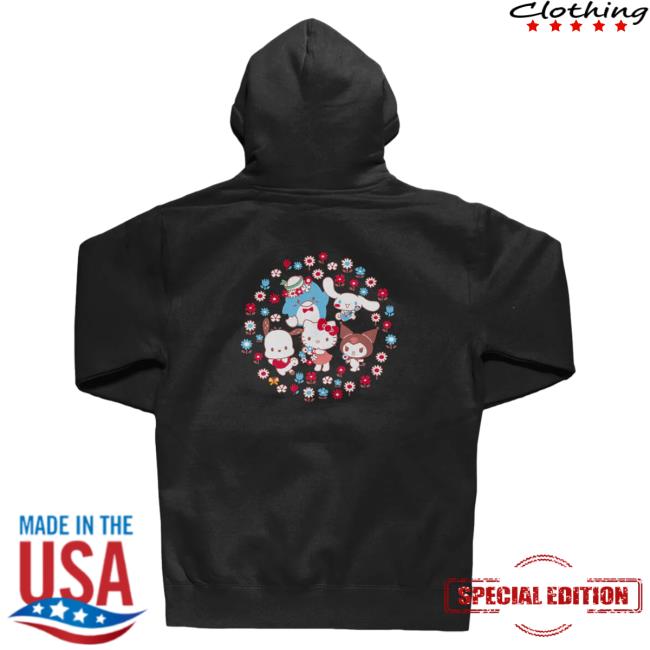 Official Sanrio Apparel Clothing Kuromi Merch Hello Kitty And Friends X Girl Black Hoodies (Woodland Wonder) Sanrio Shop Store Official Sanrio Apparel Clothing Kuromi Merch Hello Kitty And Friends X Girl Black Hoodies (Woodland Wonder) Sanrio Shop Store