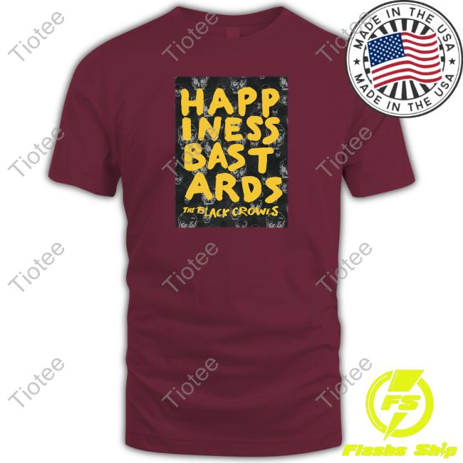 Happiness Bastards Mineral Wash T-Shirt – The Black Crowes