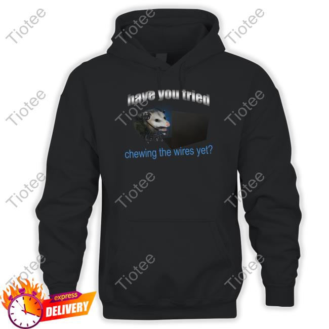 Official Have You Tried Chewing The Wires Yet Hoodie Snazzyseagull Merch -  Tiotee