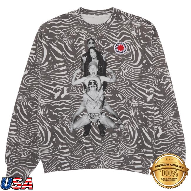 Official Red Hot Chili Peppers Totem Zebra Hoody - Tiotee