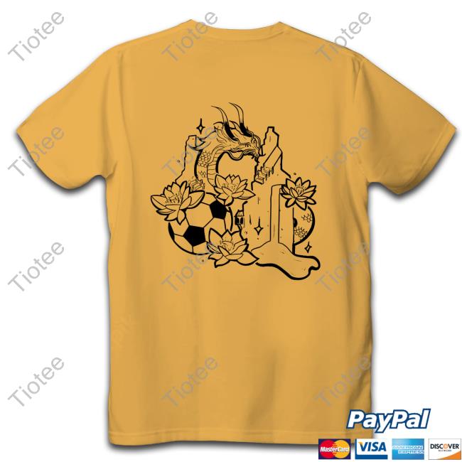 Maqwell Shop Maqwell Dragon Lotus White Shirt Maqwell Shop Maqwell Dragon Lotus White Shirt