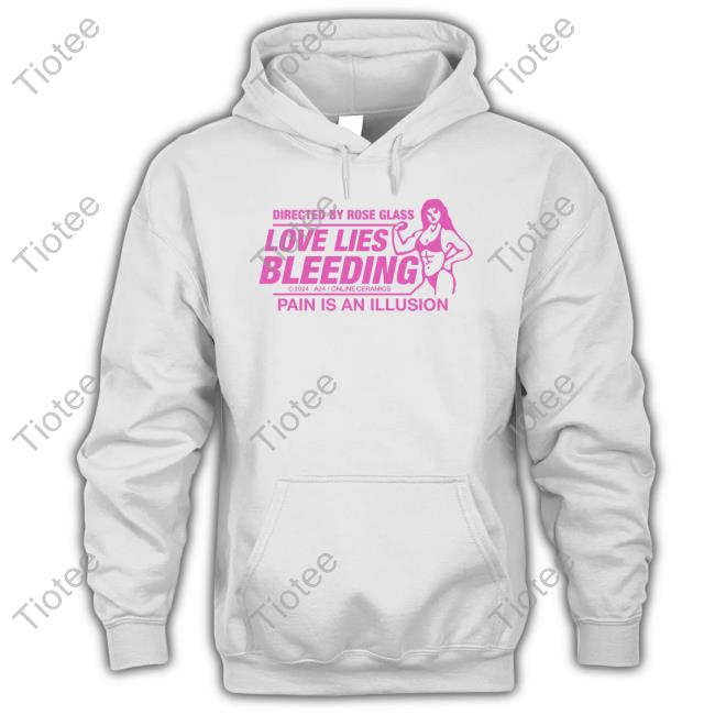 Official Directed By Rose Glass Love Lies Bleeding Hooded Sweatshirt Official Directed By Rose Glass Love Lies Bleeding Hooded Sweatshirt