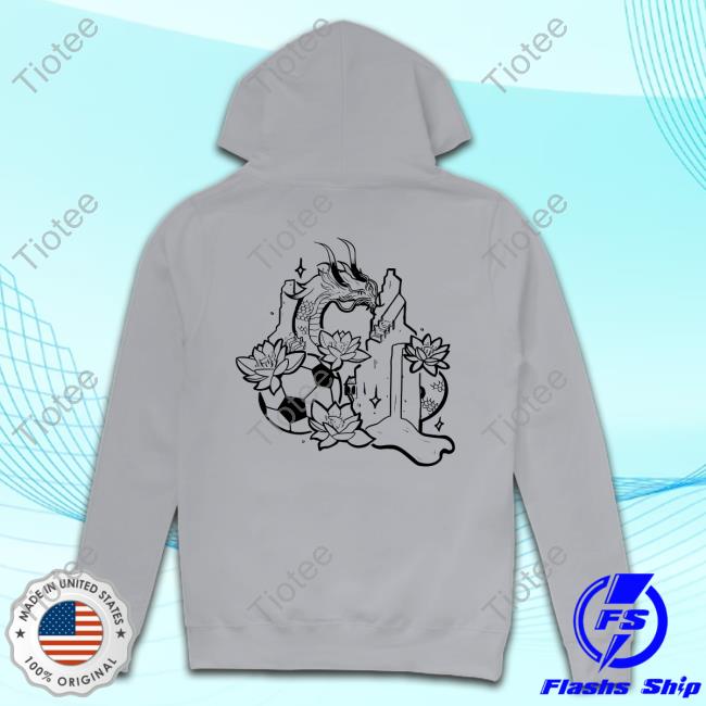 Maqwell Shop Maqwell Dragon Lotus White Shirt Maqwell Shop Maqwell Dragon Lotus White Shirt