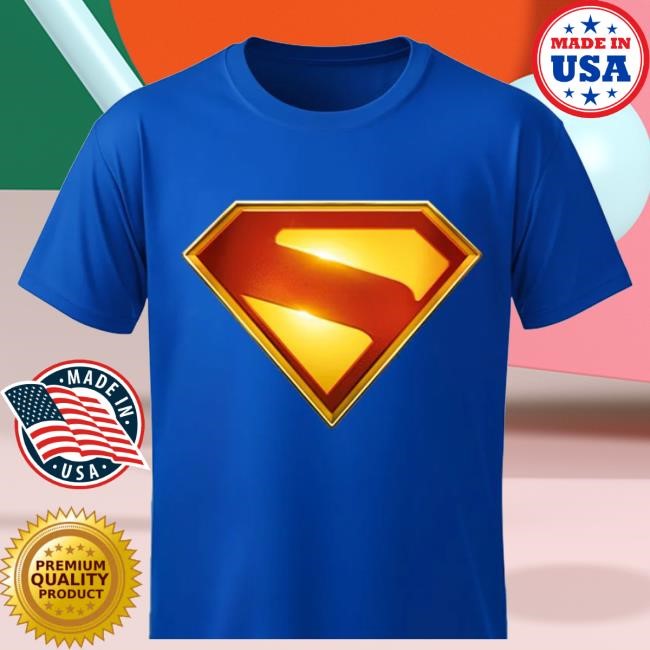 DC Official Merch Store Superman (2025 Movie) Theatrical Logo Top Shirt DC Shop Clothing DC Official Merch Store Superman (2025 Movie) Theatrical Logo Top Shirt DC Shop Clothing
