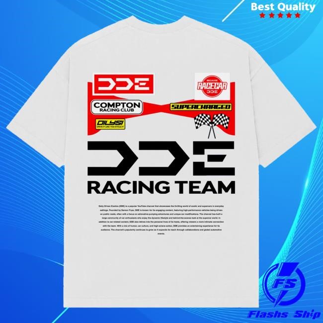 Official Shop DDE Racing Team Black Tshirt Shopdde Official Shop DDE Racing Team Black Tshirt Shopdde