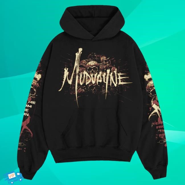 Official Mudvayne Merch Mud Vayne Life of Skulls Hood Official Mudvayne Merch Mud Vayne Life of Skulls Hood