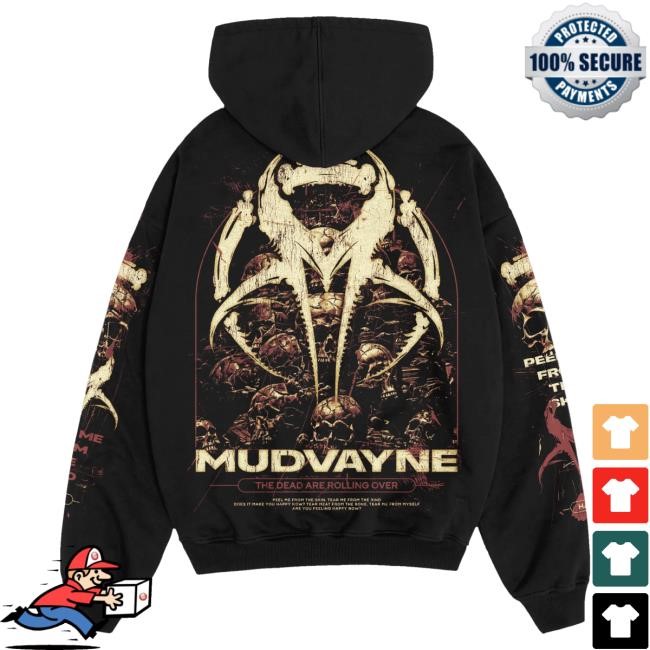 Official Mudvayne Merch Mud Vayne Life of Skulls Hood Official Mudvayne Merch Mud Vayne Life of Skulls Hood