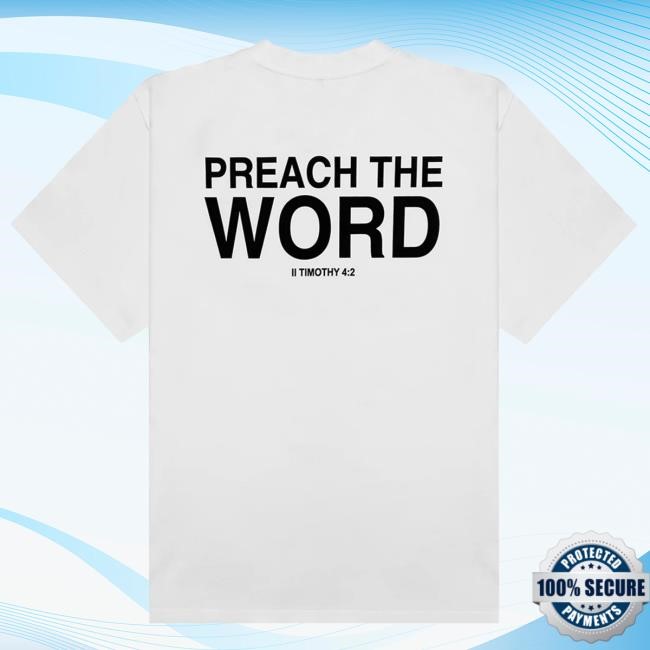 Official 2819 Church Merch Preach The Word Tee - Cream/Forest Official 2819 Church Merch Preach The Word Tee - Cream/Forest