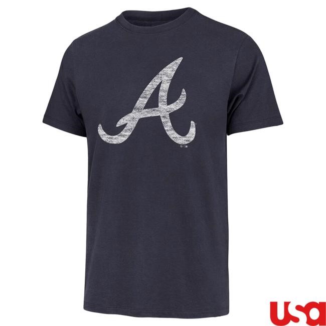 47 Atlanta Braves Navy Blue Premier Franklin Shirt Rally House