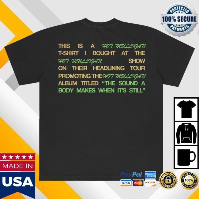 2026 Schedule Hot Mulligan Bubble Logo Tour Tee 2026 Schedule Hot Mulligan Bubble Logo Tour Tee