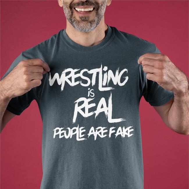 Brittni Sacco Wrestling Is Real People Are Fake Shirt