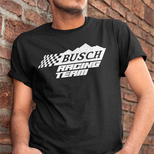 Busch Racing Team T Shirt Busch & Busch Light Merchandise Busch Racing Team Tee
