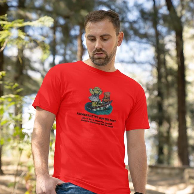 Unmerrily We Row Our Boat Life Is But A Dream For The Dead Swim In Illusion Or Sink In Dread Sweatshirts Poorly Translated Shirts