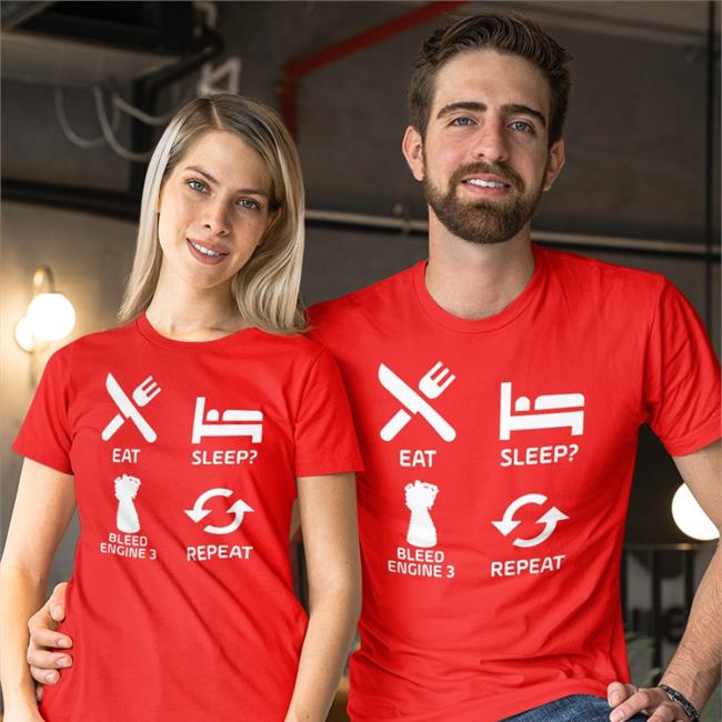 Eat Sleep Bleed Engine 3 Repeat Sweatshirt