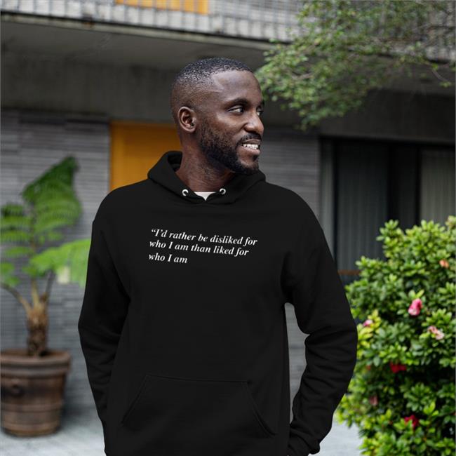 I'd Rather Be Disliked Shirt Black